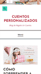 Mobile Screenshot of cuentospersonalizados.com